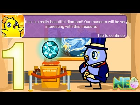 Duck Life Treasure Hunt: Gameplay Walkthrough Part 1 - 2 Treasures Found! (iOS, Android)