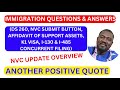 Immigration Questions & Answers | Another Positive Quote | NVC Update Overview | Ep #175