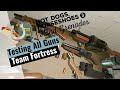 Team Fortress Weapons - Testing All Guns - Hot Dogs, Horseshoes & Hand Grenades