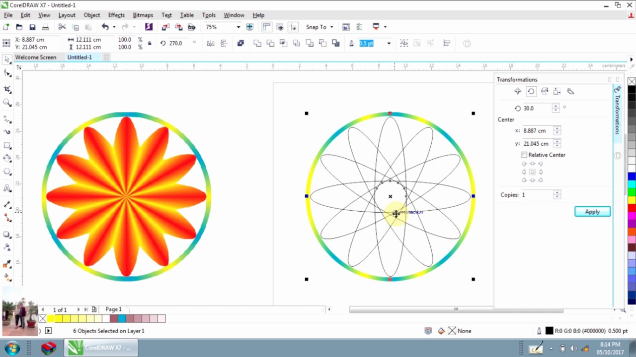 Xin chỉ cách tô chồng màu trong Corel  Diễn đàn Designer Việt Nam