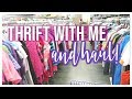 THRIFT WITH ME & GOODWILL CLOTHING HAUL | OCTOBER 2018