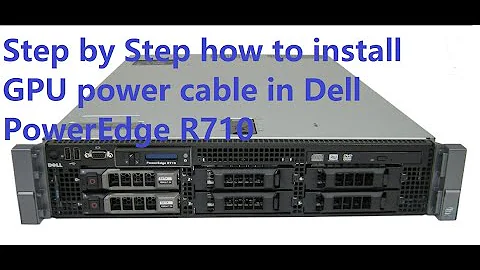 Dell PowerEdge R710 Server -How to install GPU power cable-2021(No Soldering Required)