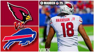 cardinals vs bills week 1 simulation (madden 25 rosters)