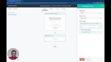 HubSpot Basics - Automatically Update A Contact