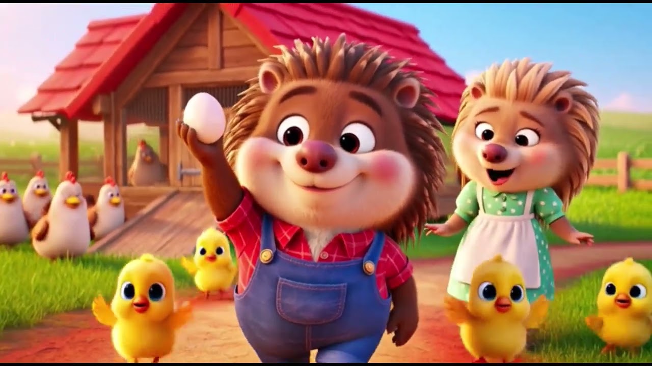 A Day on the Happy Farm! 🌞🐴 | 3D Animated Kids Story