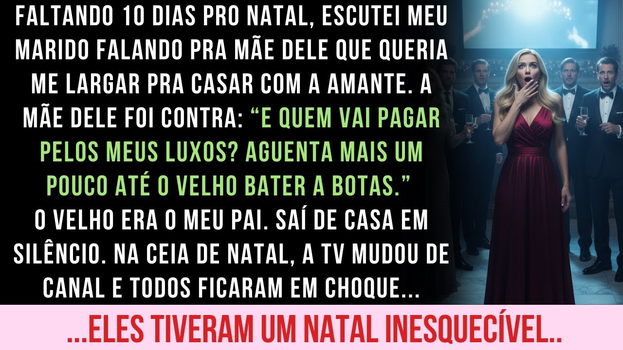 MEU MARIDO ME TRAÍA E A MÃE SABIA. NA CEIA DE NATAL, TODOS CONGELARAM AO VER O QUE PASSOU NA TV...