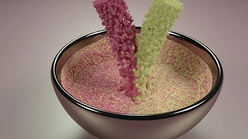 Blender fluid simulation, 1.5 million particles! Animation #3