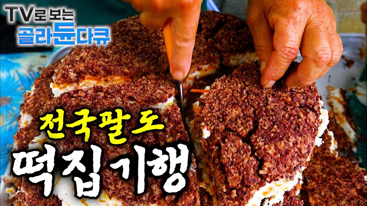 🍡자꾸만 손이 간다. 달달 쫀득한 한국 전통 떡의 맛🍡전국팔도 떡집｜전국팔도 장인의 떡집 1시간 몰아보기｜한국기행｜#tv로보는골라듄다큐