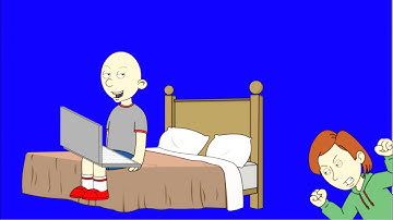 classic caillou creates a youtube channel whiles grounded