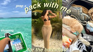 PACK WITH ME FOR THE BAHAMAS | shopping, getting lashes & nails, pulling an all nighter
