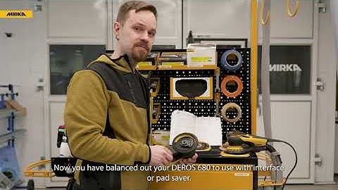 How to Balance Your Mirka® DEROS for Perfect Sanding