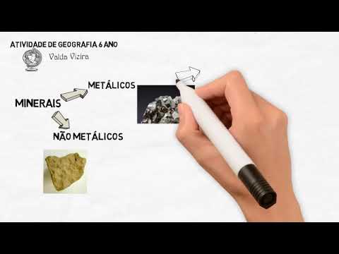 Vídeo: Diferença Entre A Principal Diferença Entre Minerais Metálicos E Não Metálicos