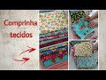 Tecidos Lindos/ Comprando Para Peças Fáceis e Úteis #panosdeprato # tapetesderetalhos