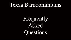 Barndominium Q&A #1 - Texas Barndominiums Episode 34 