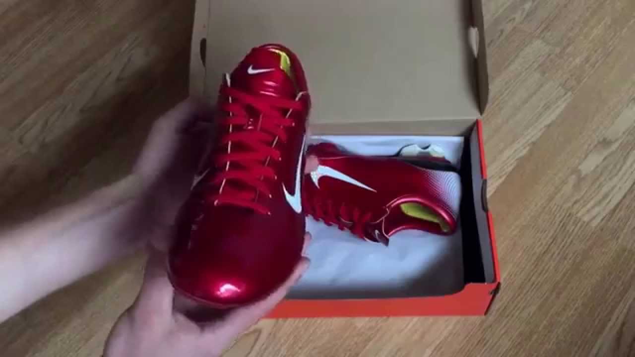 Unboxing Nike Mercurial Vapor III Fg Red/White - YouTube