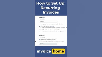 How to Set Up Recurring Invoices
