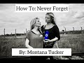 How to never forget a holocaust remembrance film by montana tucker