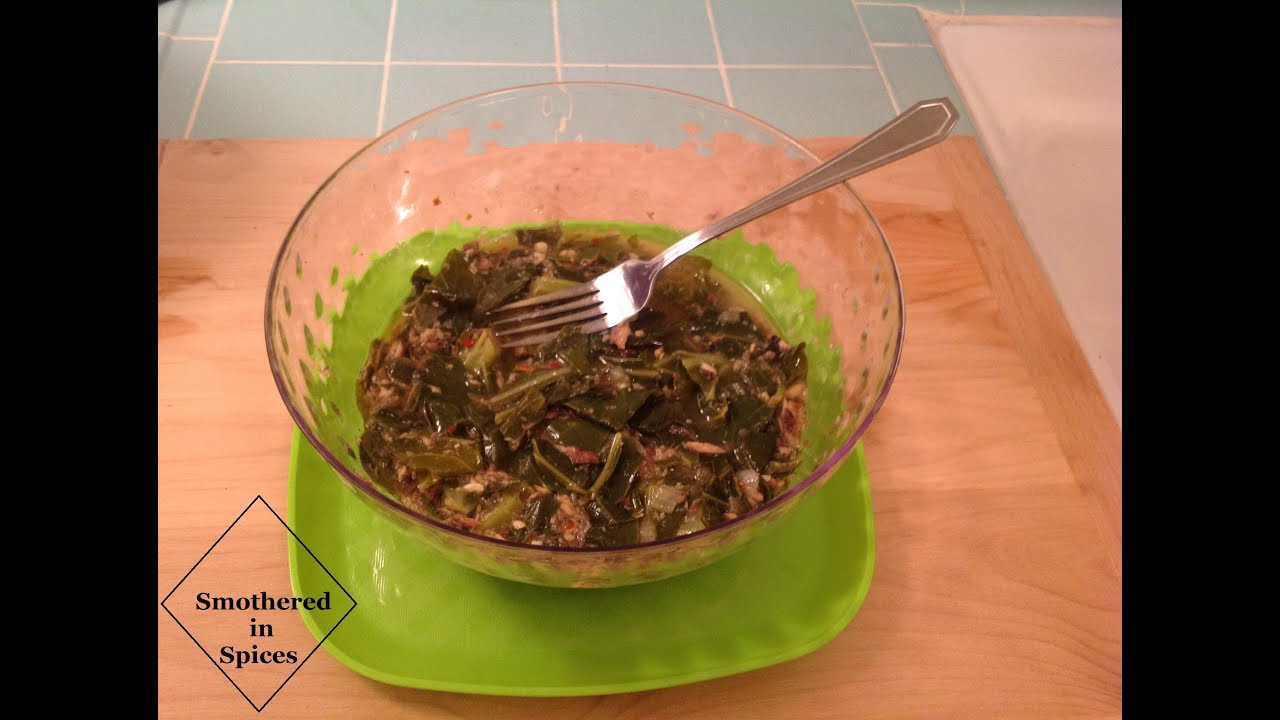 Collard Greens w/ Smoked Herring Fish - Smothered in Spices - Episode 6