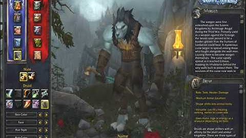 WoW Cataclysm Alpha Worgen and Goblin and New Class Combos