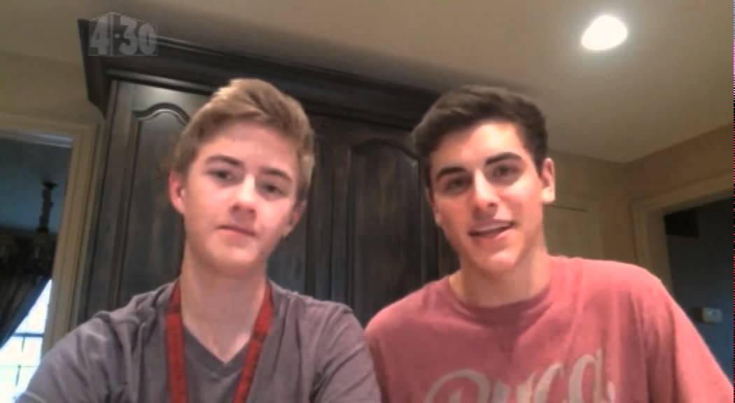 Teen boys from skype
