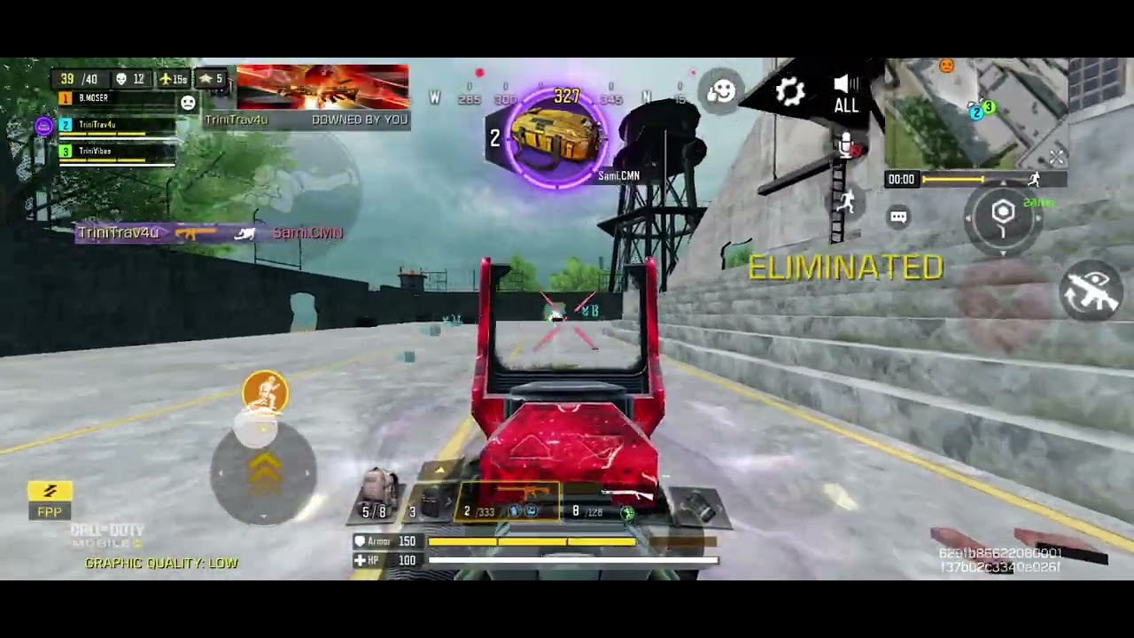 22 Kill Trio Vs Squads Gameplay | CODM