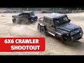 Traxxas TRX-6 vs. Axial 6x6 UMG10 - Review of best 6x6 crawler?