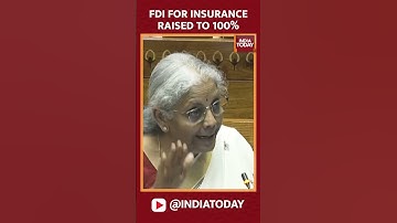 #budget2025 Government Increases FDI Limit For Insurance Sector From 74 To 100% #fdiinsurance
