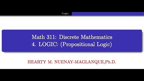 Propositional Logic (part 2)