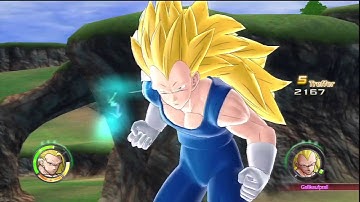 Dragon Ball ( Raging Blast 2 ) Son Goku SSJ3 vs Vegeta SSJ3 ( HD)