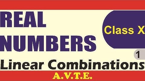 Real Numbers | Linear Combination | If HCF = 237x + 81y, find x and y