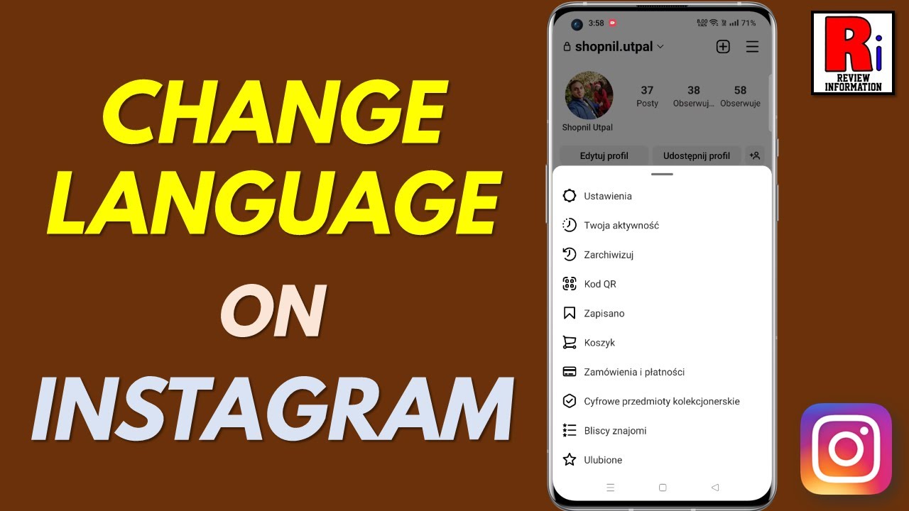 How to Change Language on Instagram App (2023) YouTube