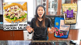 Let's make Cranberry Pecan Chicken Salad Wraps!