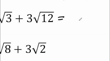 Add and Subtract Radicals