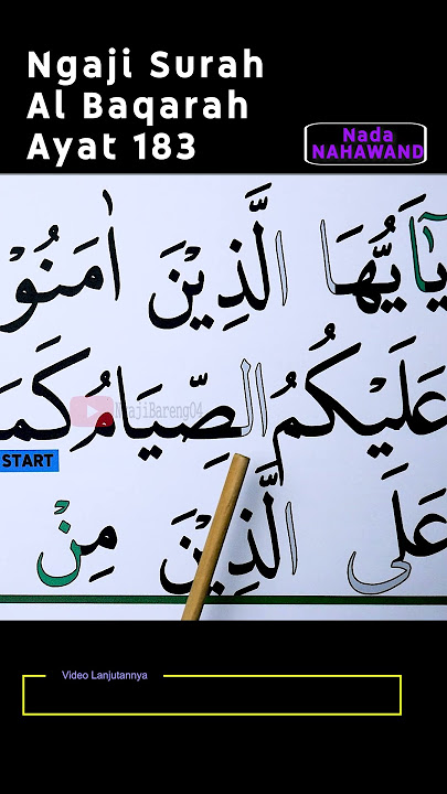 Ngaji Lansia Surah Al Baqarah Ayat 183 Nada Nahawand#belajarquran #ngajiversilansia #belajarmengaji