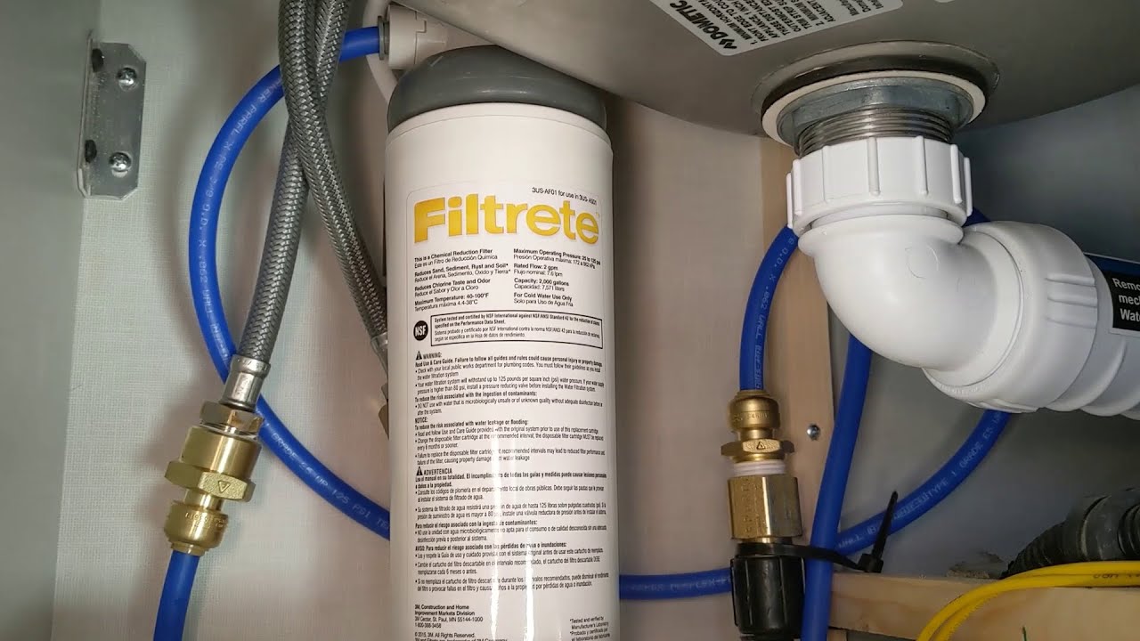 How to Install a 3M Water Filtration System in a Winnebago Revel YouTube