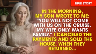 My Son Wrote To Me: "You Won't Be Joining Us. My Wife Prefers To Keep it Family-only