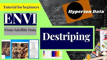 How to destriping vertical strips from satellite data || how to remove destriping using ENVI ||