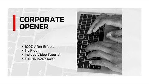 Corporate Opener | After Effects Template