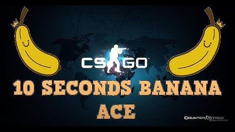 7 SECONDS BANANA ACE! WITH 1VS4 AK CLUTCH! - CS:GO - #PROGLOBALPLAYS - HD!