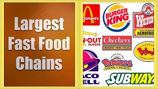 20 Largest Fast Food Chains | Number Of Location Comparison