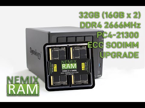 Synology DS Series SODIMM Memory Upgrade