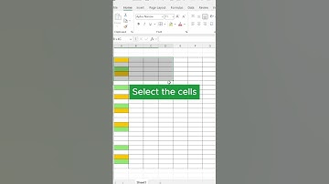 Excel Productivity Hack: Instantly Color Rows! #ExcelTips #ProductivityHack #MicrosoftExcel #excel