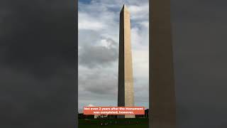 Why the Washington Monument is Topped with Aluminum