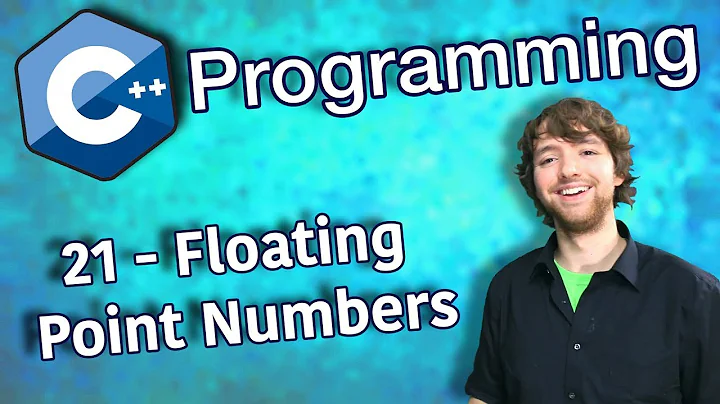 C++ Programming Tutorial 21 - Floating Point Numbers
