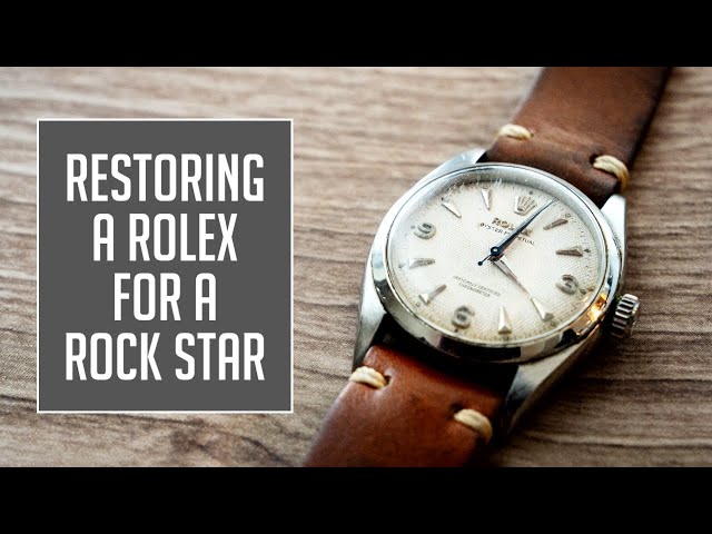 This Gorgeous Rolex Oyster Perpetual from 1954 is Broken In About
