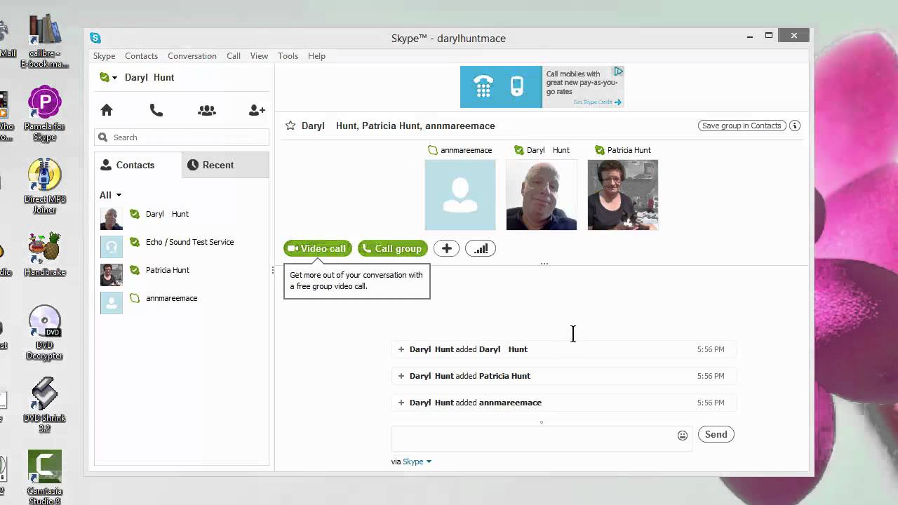 How To Creating A Skype Group YouTube
