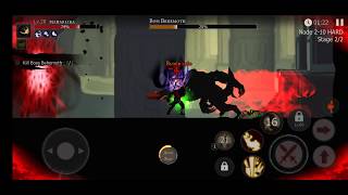 SHADOW OF DEATH | HARD BATTLE ON BOSS | MOBILE GAMEPLAY | HD screenshot 5