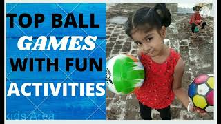 Ball games for kids/ Indoor activities for kids with balls /fun with balls/ Simple Toddlers  games screenshot 2