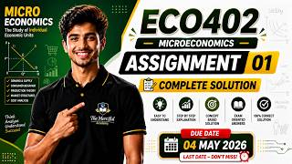 Eco402 Assignment 1 Solution 2026 | Eco402 Assignment 1 Correct Solution | VU
