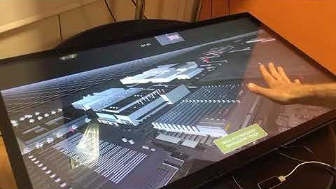 Touchscreen leap Motion